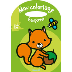 ISBN Mon coloriage à emporter (2-4 ans) (Ecureuil-Fond vert) : Le livre de Marie-Anne Didierjean, Nadine Piette