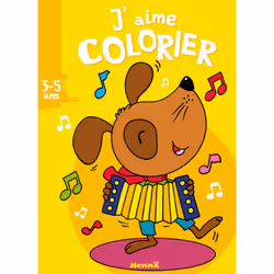 ISBN J'aime colorier (3-5 ans) (Chien) : Le livre de Nadine Piette, 24 pages