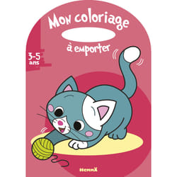 ISBN Mon coloriage à emporter (3-5 ans) (Chat) : Le livre de Collectif, Estelle Madeddu