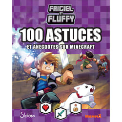 ISBN Frigiel et Fluffy - 100 astuces et anecdotes sur Minecraft (Fond violet) : Le livre de Thomas Frick, Frigiel