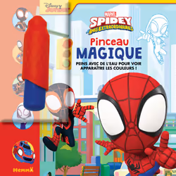 ISBN Marvel Spidey et ses amis extraordinaires - Pinceau magique - Peins avec de l'eau pour voir apparaître les couleurs ! :  ...