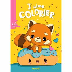 ISBN J'aime colorier (4-6 ans) (Panda roux) : Le livre de Elen Lescoat, 24 pages