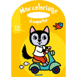 ISBN Mon coloriage à emporter - Loup : Le livre de Marie-Anne Didierjean