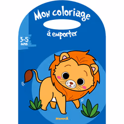 ISBN Mon coloriage à emporter - Lion : Le livre de Estelle Madeddu, 24 pages