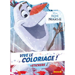 ISBN Disney La Reine des Neiges 2 - Vive le coloriage ! (Personnage Olaf) - + Stickers : Le livre de Collectif