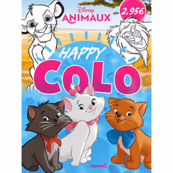 ISBN Disney Animaux - Happy Colo (Marie, Toulouse et Berlioz) : Le livre de Collectif, 32 pages