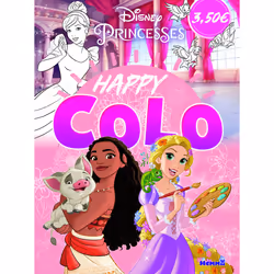 ISBN Disney Princesses - Happy Colo (Vaiana et Raiponce) : Le livre de Collectif, 32 pages