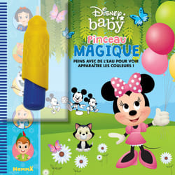 ISBN Disney Baby - Pinceau magique (Minnie) - Peins avec de l'eau pour voir apparaître les couleurs ! : Le livre de Collectif