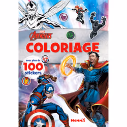 ISBN Marvel Avengers Coloriage - avec plus de 100 stickers : Le livre de Collectif, 24 pages