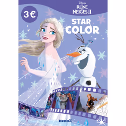 ISBN Disney La Reine des Neiges 2 - Star Color - (Elsa et Olaf fond mauve) : Le livre de Collectif, 64 pages