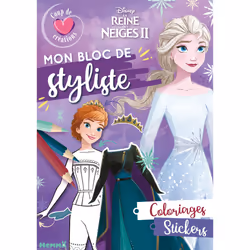 ISBN Mon bloc de styliste - Reine des Neiges 2 (Elsa & Anna) : Le livre de Collectif, 96 pages