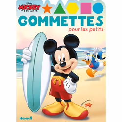 ISBN Mickey et ses amis - Gommettes pour les petits (Mickey surf) : Le livre de Collectif, 24 pages