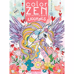 ISBN Licornes - Color Zen Scintillant : Le livre de Collectif, 96 pages