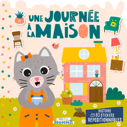 ISBN Mon P'tit Hemma - Histoire avec stickers repositionnables - Une journée à la maison - Histoire avec plus de 80 stickers  ...