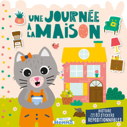 ISBN Mon P'tit Hemma - Histoire avec stickers repositionnables - Une journée à la maison - Histoire avec plus de 80 stickers repositionnables : Le livre de Carotte et Compagnie