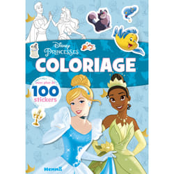 ISBN Disney Princesses Coloriage - avec plus de 100 stickers (Cendrillon et Tiana) : Le livre de Collectif