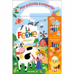 ISBN Mes activités à emporter - La ferme - Meeuuuh ! : Le livre de Stéphanie Alastra, Collectif, 104 pages