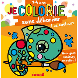 ISBN Je colorie sans déborder (2-4 ans) - Les couleurs - Avec gros contours en relief ! : Le livre de Nadine Piette
