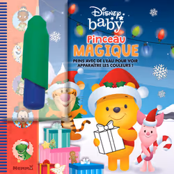 ISBN Disney Baby - Pinceau magique (Winnie Noël) - Peins avec de l'eau pour voir apparaître les couleurs ! : Le livre de Coll ...