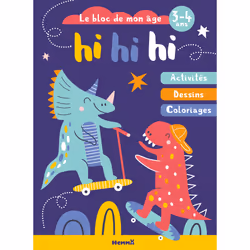 ISBN Hi hi hi (3-4 ans) - Dinos - Activités, Dessins, Coloriages : Le livre de Collectif, Collectif, 96 pages