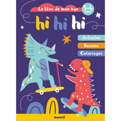 ISBN Hi hi hi (3-4 ans) - Dinos - Activités, Dessins, Coloriages : Le livre de Collectif, Collectif