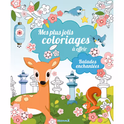 ISBN Mes plus jolis coloriages à offrir - Balades enchantées : Le livre de Chrystèle Lim, 64 pages