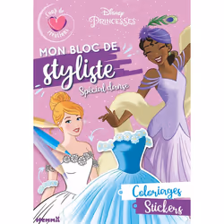 ISBN Disney Princesses - Mon bloc de styliste - Coup de coeur créations - Spécial danse : Le livre de Collectif, 96 pages