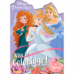 ISBN Disney Princesses - Vive le coloriage ! (Merida, Cendrillon, Aurore) : Le livre de Collectif, 28 pages