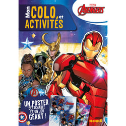 ISBN Marvel Avengers - Mon colo et activités + poster (Iron-Man) - Un poster détachable et un jeu géant ! : Le livre de Collectif