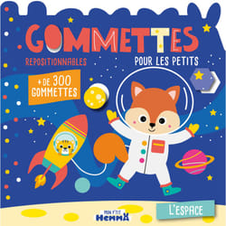 ISBN Mon P'tit Hemma - Gommettes pour les petits - L'espace - + de 300 gommettes repositionnables : Le livre de Carotte et Compagnie