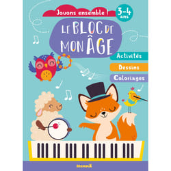 ISBN Le bloc de mon age (3-4 ans) - Jouons ensemble ! (Renard piano) - Activites, Dessins, Coloriages : Le livre de Collectif