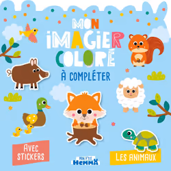 ISBN Mon P'tit Hemma - Mon imagier coloré à compléter - Les animaux - Avec stickers : Le livre de Carotte et Compagnie, Colle ...