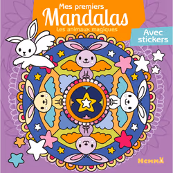 ISBN Mes premiers mandalas - Les animaux magiques - Avec stickers : Le livre de Chrystèle Lim, 52 pages