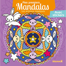 ISBN Mes premiers mandalas - Les animaux magiques - Avec stickers : Le livre de Chrystèle Lim