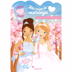 ISBN Coup de coeur créations - Mes tenues de mariage - Avec plus de 500 stickers repositionnables ! : Le livre de Elen Lescoa ...