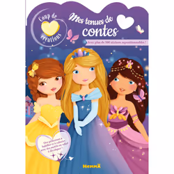 ISBN Coup de coeur créations - Mes tenues de contes - Avec plus de 500 stickers repositionnables ! : Le livre de Elen Lescoat ...