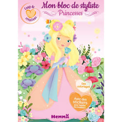 ISBN Coup de coeur créations - Mon bloc de styliste - Princesses - Avec des stickers pour habiller les modèles ! : Le livre de Elen Lescoat, Collectif