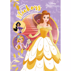 ISBN Disney princesses - Mes stickers numérotés : Le livre de Collectif, 36 pages