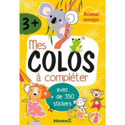 ISBN Mes colos à compléter - Animaux sauvages - avec + de 350 stickers : Le livre de Collectif