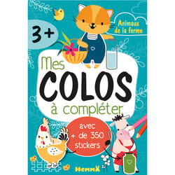 ISBN Mes colos à compléter - Animaux de la ferme - avec + de 350 stickers : Le livre de Collectif