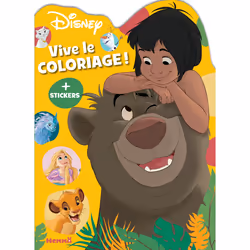 ISBN Disney - Vive le coloriage ! (Mowgli et Baloo) : Le livre de Collectif, 28 pages