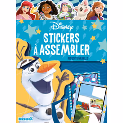 ISBN Disney - Stickers à assembler - Repositionnables ! : Le livre de Collectif, 28 pages
