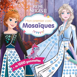 ISBN Disney La Reine des Neiges 2 - Mon premier colo Mosaïques - + de 1000 gommettes : Le livre de Collectif, 32 pages