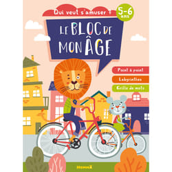 ISBN Le bloc de mon âge (5-6 ans) - Qui veut s'amuser ? (A vélo) - Point à point, Labyrinthes, Grilles de mots : Le livre de Collectif, Collectif
