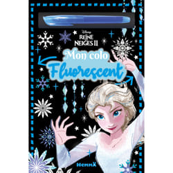 ISBN Disney La Reine des Neiges 2 - Mon colo Fluorescent (Fluo bleu) : Le livre de Collectif