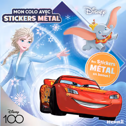 ISBN Disney 100 Disney - Mon colo avec stickers métal - Des stickers métal en bonus ! : Le livre de Collectif, 28 pages