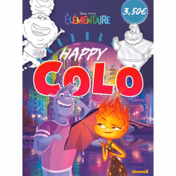 ISBN Disney Pixar Elémentaire - Happy colo : Le livre de Collectif, 32 pages
