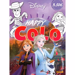 ISBN Disney - Happy colo (Anna et Elsa) : Le livre de Collectif, 32 pages
