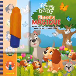 ISBN Disney Baby - Pinceau magique (Famille La belle et le clochard) - Peins avec de l'eau pour voir apparaître les couleurs  ...