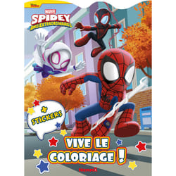 ISBN Marvel Spidey et ses amis extraordinaires - Vive le coloriage ! (Spidey, Ghost-Spider, Spin) - + stickers : Le livre de Collectif